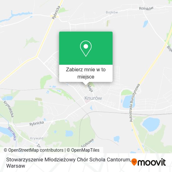 Mapa Stowarzyszenie Młodzieżowy Chór Schola Cantorum