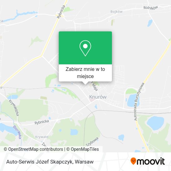 Mapa Auto-Serwis Józef Skapczyk