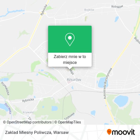 Mapa Zaklad Miesny Poliwcza