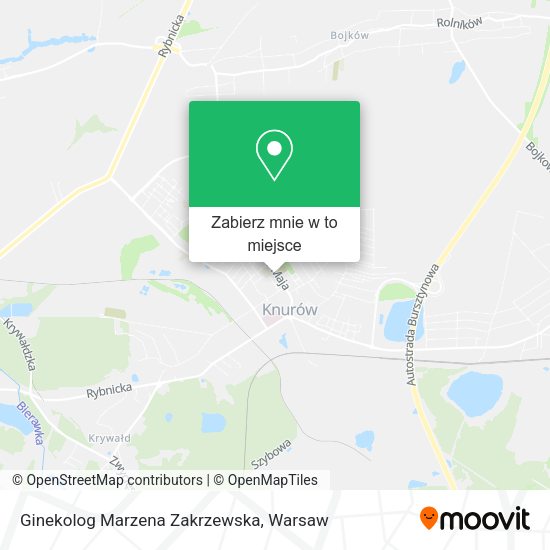 Mapa Ginekolog Marzena Zakrzewska