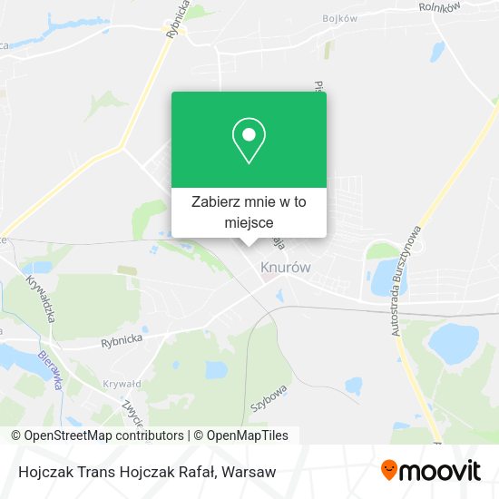 Mapa Hojczak Trans Hojczak Rafał