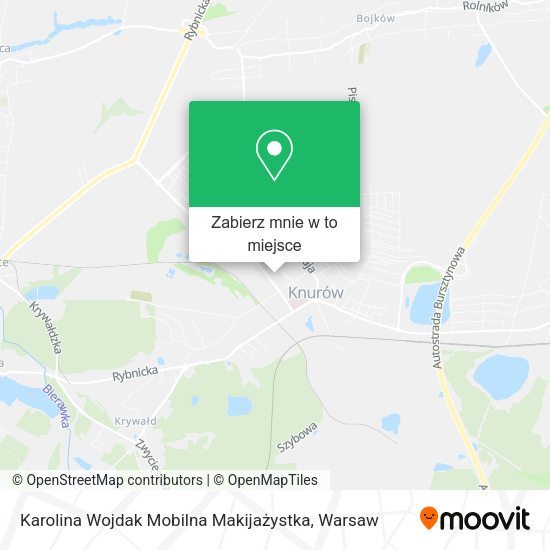 Mapa Karolina Wojdak Mobilna Makijażystka