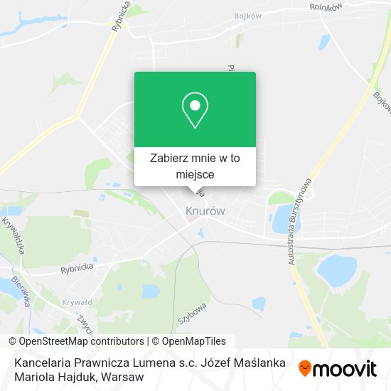 Mapa Kancelaria Prawnicza Lumena s.c. Józef Maślanka Mariola Hajduk