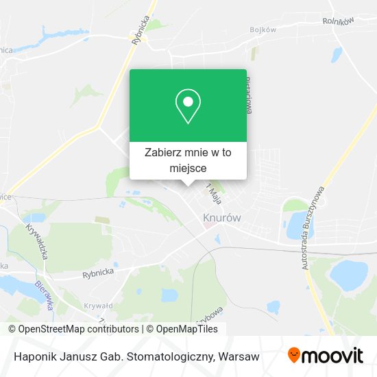 Mapa Haponik Janusz Gab. Stomatologiczny