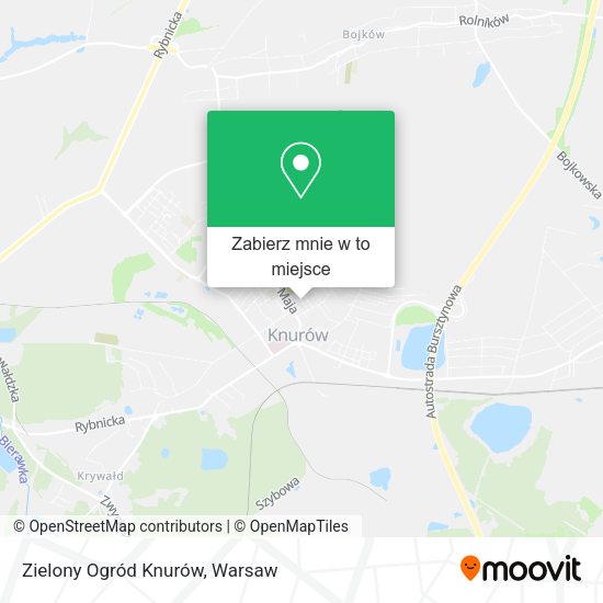 Mapa Zielony Ogród Knurów