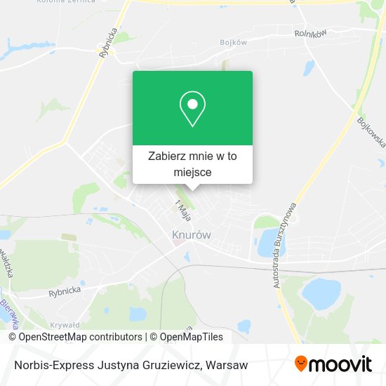 Mapa Norbis-Express Justyna Gruziewicz