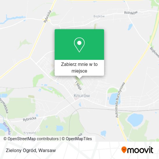 Mapa Zielony Ogród