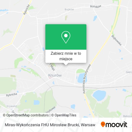 Mapa Miras-Wykończenia FHU Mirosław Brucki