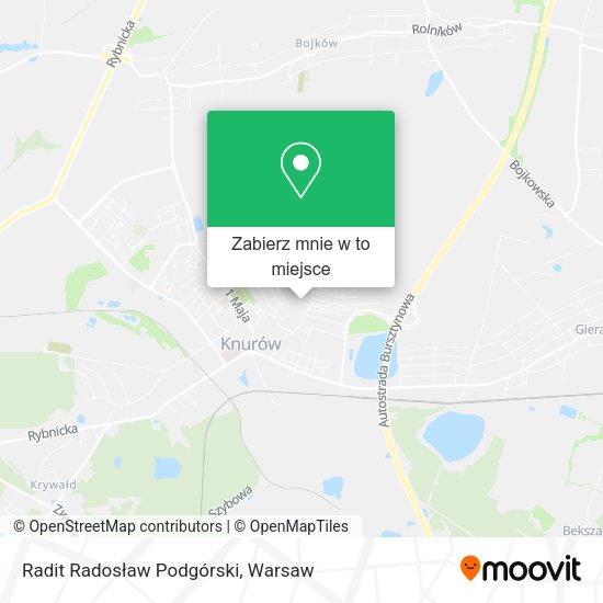 Mapa Radit Radosław Podgórski