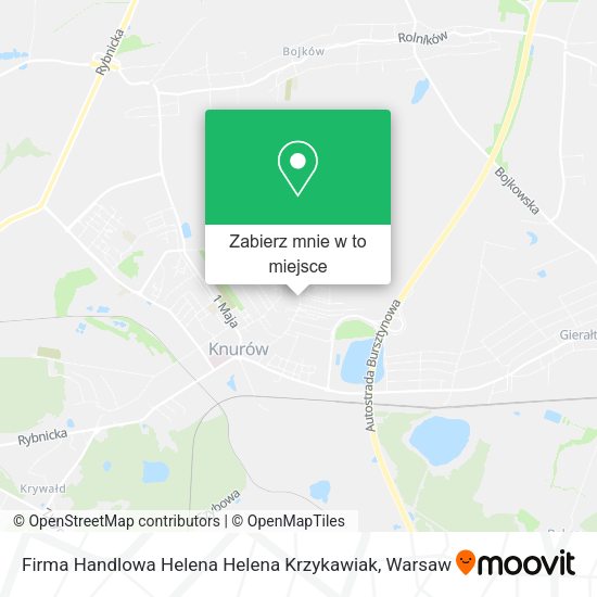 Mapa Firma Handlowa Helena Helena Krzykawiak