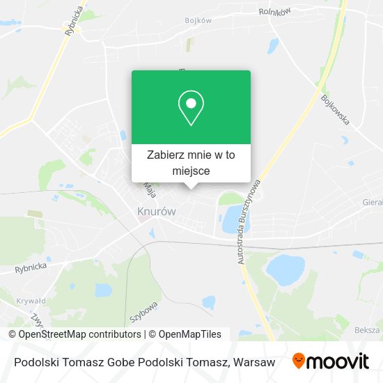 Mapa Podolski Tomasz Gobe Podolski Tomasz