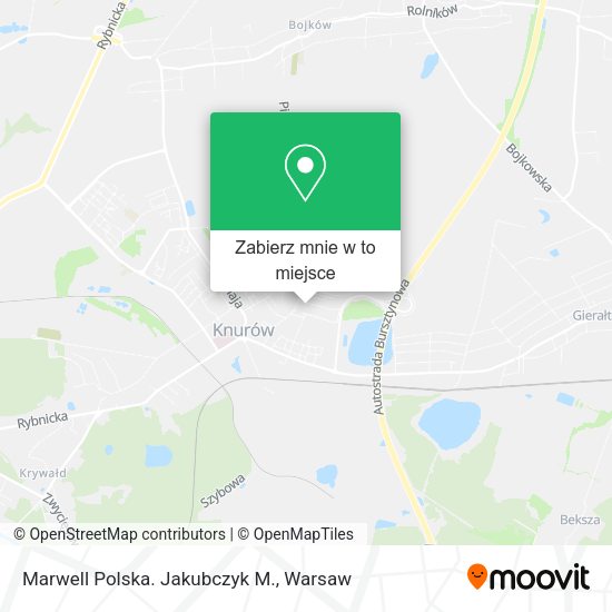 Mapa Marwell Polska. Jakubczyk M.