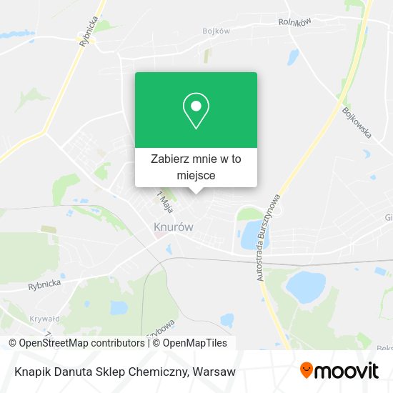 Mapa Knapik Danuta Sklep Chemiczny