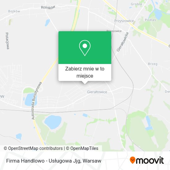 Mapa Firma Handlowo - Usługowa Jjg