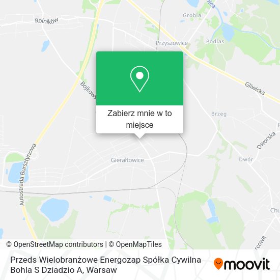 Mapa Przeds Wielobranżowe Energozap Spółka Cywilna Bohla S Dziadzio A