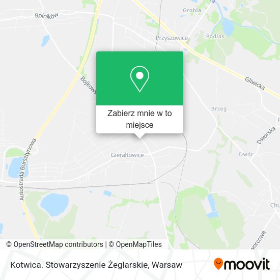 Mapa Kotwica. Stowarzyszenie Żeglarskie