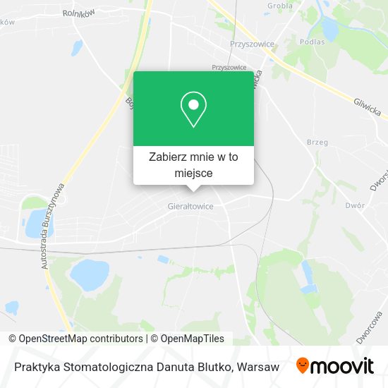 Mapa Praktyka Stomatologiczna Danuta Blutko