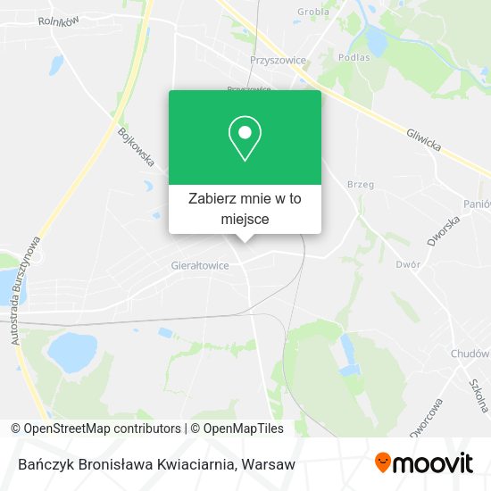 Mapa Bańczyk Bronisława Kwiaciarnia