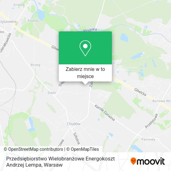 Mapa Przedsiębiorstwo Wielobranżowe Energokoszt Andrzej Lempa