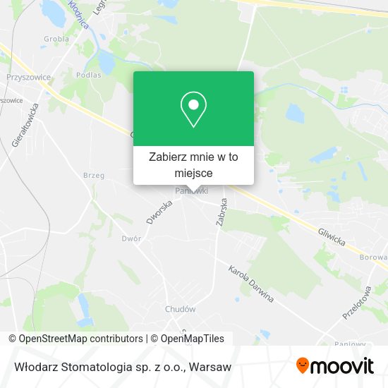 Mapa Włodarz Stomatologia sp. z o.o.