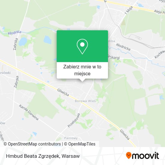 Mapa Hmbud Beata Zgrzędek