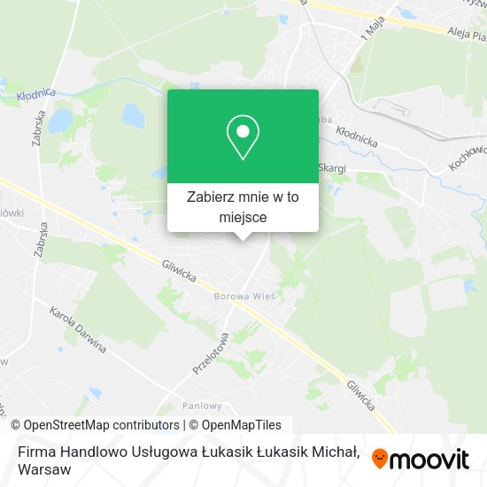 Mapa Firma Handlowo Usługowa Łukasik Łukasik Michał