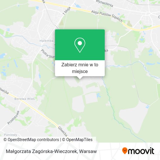 Mapa Małgorzata Zagórska-Wieczorek