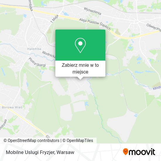 Mapa Mobilne Uslugi Fryzjer