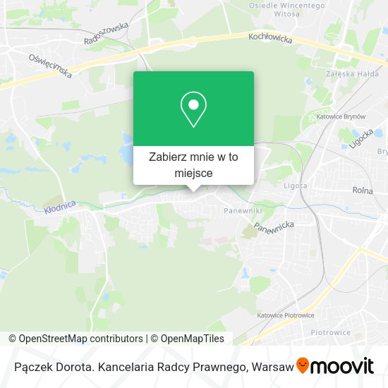 Mapa Pączek Dorota. Kancelaria Radcy Prawnego