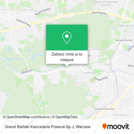 Mapa Siwoń Bański Kancelaria Prawna Sp.J