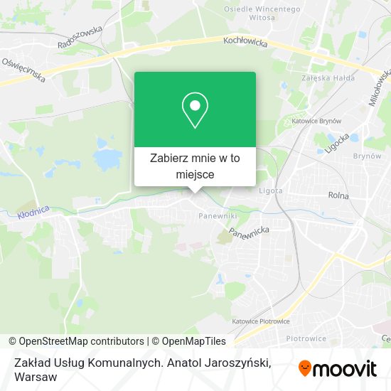 Mapa Zakład Usług Komunalnych. Anatol Jaroszyński