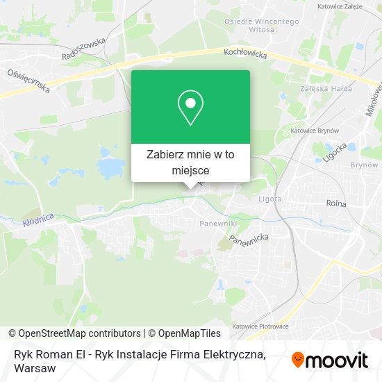 Mapa Ryk Roman El - Ryk Instalacje Firma Elektryczna