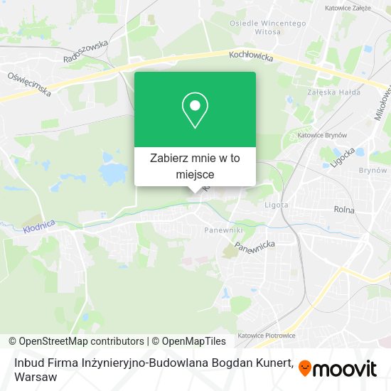 Mapa Inbud Firma Inżynieryjno-Budowlana Bogdan Kunert