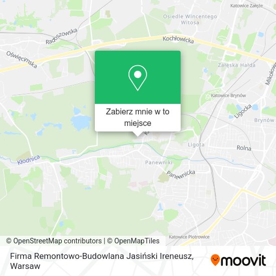 Mapa Firma Remontowo-Budowlana Jasiński Ireneusz