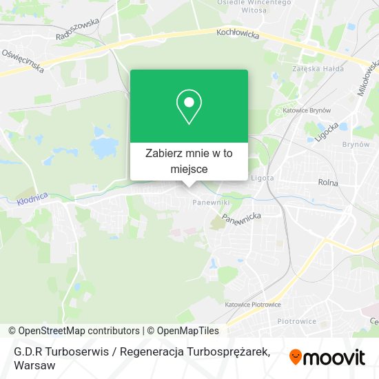 Mapa G.D.R Turboserwis / Regeneracja Turbosprężarek