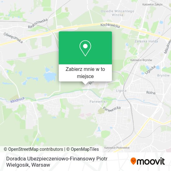 Mapa Doradca Ubezpieczeniowo-Finansowy Piotr Wielgosik