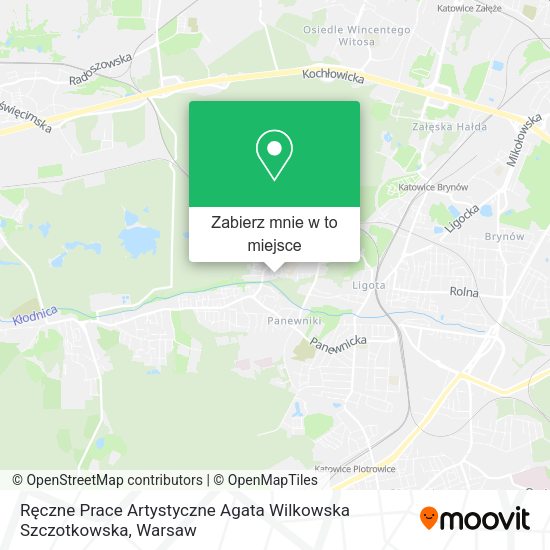 Mapa Ręczne Prace Artystyczne Agata Wilkowska Szczotkowska