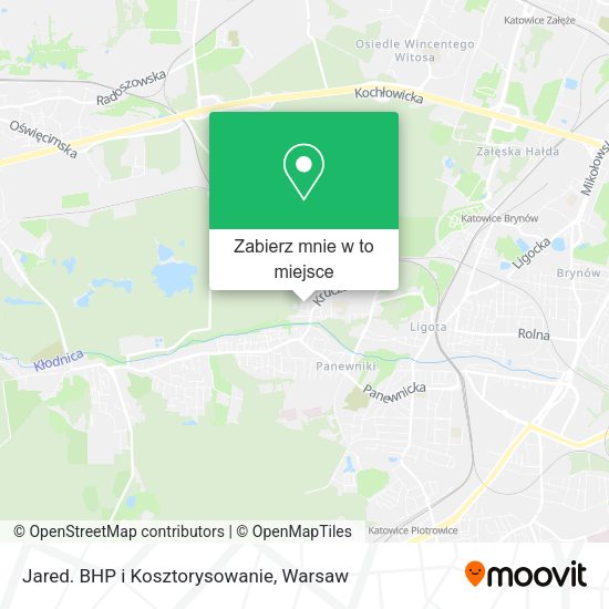 Mapa Jared. BHP i Kosztorysowanie