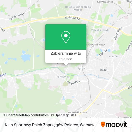 Mapa Klub Sportowy Psich Zaprzęgów Polarex