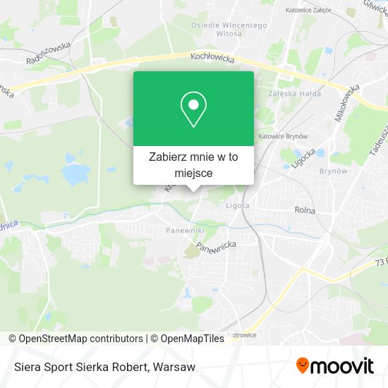 Mapa Siera Sport Sierka Robert