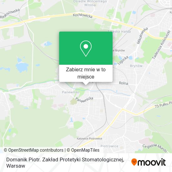 Mapa Domanik Piotr. Zakład Protetyki Stomatologicznej