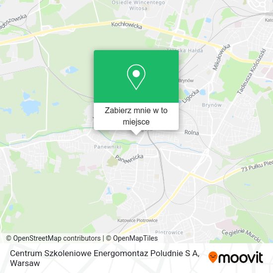 Mapa Centrum Szkoleniowe Energomontaz Poludnie S A