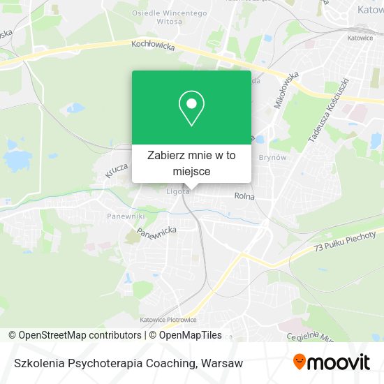 Mapa Szkolenia Psychoterapia Coaching