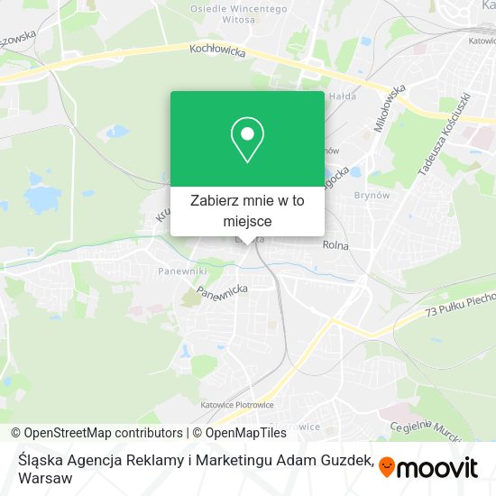 Mapa Śląska Agencja Reklamy i Marketingu Adam Guzdek