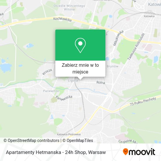 Mapa Apartamenty Hetmanska - 24h Shop