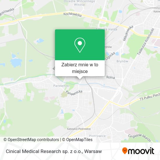 Mapa Cinical Medical Research sp. z o.o.