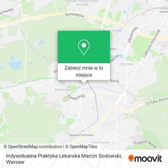 Mapa Indywidualna Praktyka Lekarska Marcin Sodowski