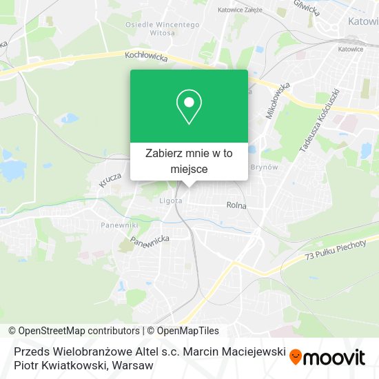 Mapa Przeds Wielobranżowe Altel s.c. Marcin Maciejewski Piotr Kwiatkowski