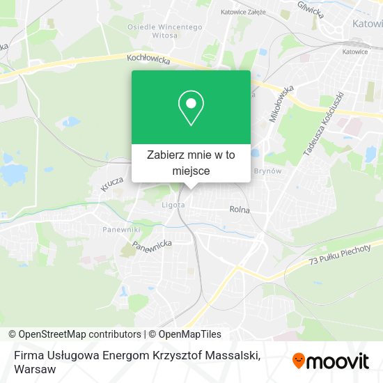 Mapa Firma Usługowa Energom Krzysztof Massalski