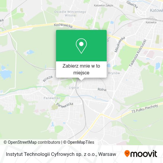 Mapa Instytut Technologii Cyfrowych sp. z o.o.